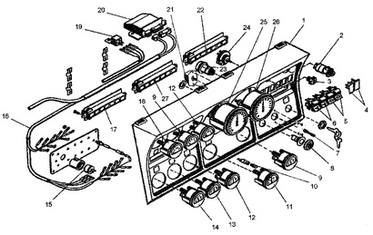Щиток приборов 702МВ.38.05.000-01