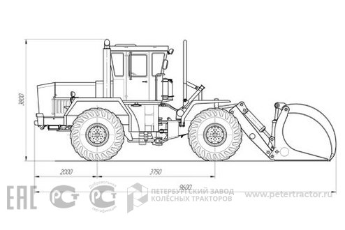 Чертежи трактора к 700