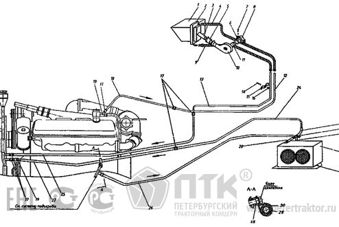 Вентиляция и отопление кабины 750.81.00.000-01